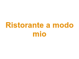 Ristorante a modo mio Logo