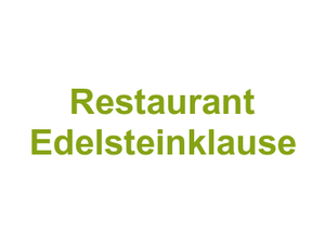 Restaurant Edelsteinklause Logo
