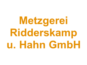 Metzgerei Ridderskamp u. Hahn GmbH Logo