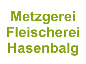 Metzgerei Fleischerei Hasenbalg Logo
