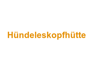 Hündeleskopfhütte Logo