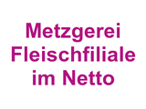 Metzgerei Fleischfiliale im Netto Logo