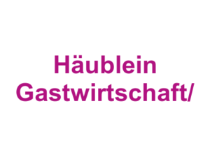 Metzgereien Helga Häublein Gastwirtschaft/ Logo