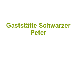 Gaststätte Schwarzer Peter Logo