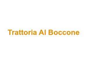 Trattoria Al Boccone Logo