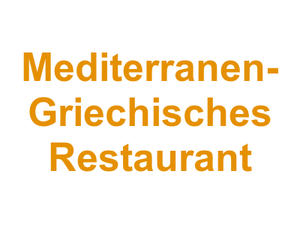 Mediterranen- Griechisches Restaurant Logo