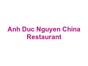 Anh Duc Nguyen China Restaurant Logo