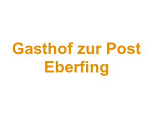 Gasthof zur Post Eberfing Logo