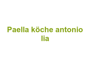 Paella köche antonio lia Logo