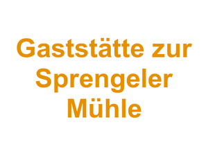 Gaststätte zur Sprengeler Mühle Logo