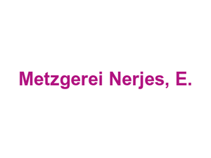 Metzgerei Nerjes, E. Logo