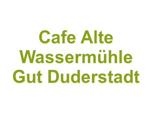 Cafe Alte Wassermühle Gut Duderstadt Logo