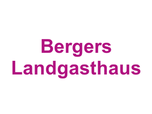 Berger's Landgasthaus Logo