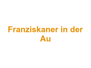 Franziskaner in der Au Logo