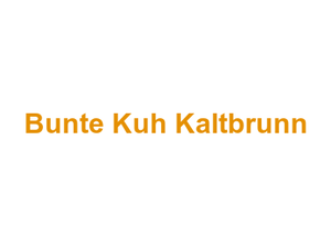 Bunte Kuh Kaltbrunn Logo