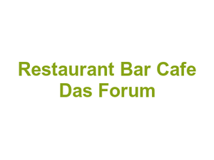 Restaurant Bar Cafe Das Forum Logo