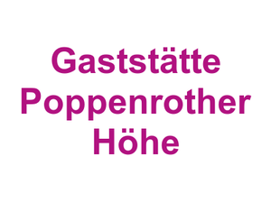 Gaststätte Poppenrother Höhe Logo