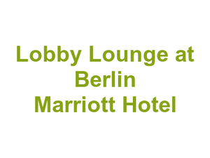 Lobby Lounge at Berlin Marriott Hotel Logo