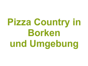 Pizza Country in Borken und Umgebung Logo