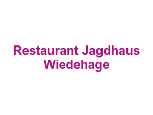 Restaurant Jagdhaus Wiedehage Logo