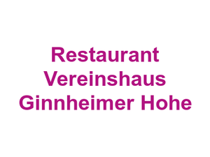 Restaurant Vereinshaus Ginnheimer Hohe Logo