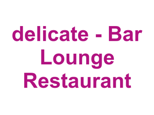 delicate - Bar Lounge Restaurant Logo