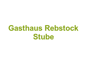Gasthaus Rebstock Stube Logo