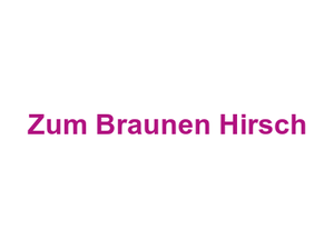 Zum Braunen Hirsch Logo