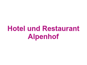 Hotel und Restaurant Alpenhof Logo