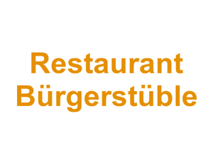 Restaurant Bürgerstüble Logo