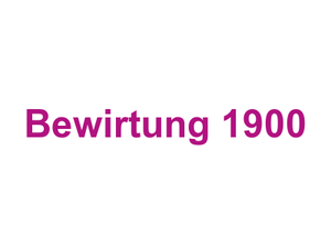 Bewirtung 1900 Logo