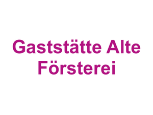 Gaststätte Alte Försterei Logo