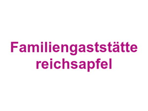 Familiengaststätte reichsapfel Logo