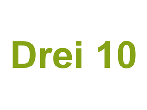 Drei 10 Logo