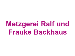 Metzgerei Ralf und Frauke Backhaus Logo