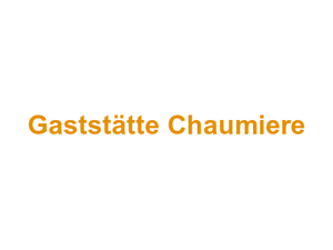 Gaststätte Chaumiere Logo
