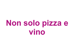 Non solo pizza e vino Logo