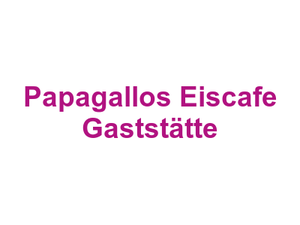 Papagallos Eiscafe Gaststätte Logo