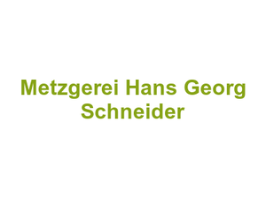 Metzgerei Hans Georg Schneider Logo