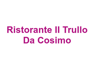 Ristorante II Trullo Da Cosimo Logo