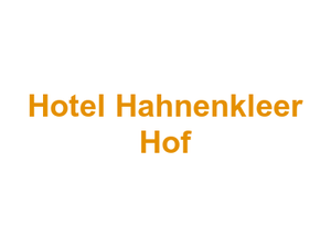 Hotel Hahnenkleer Hof Logo