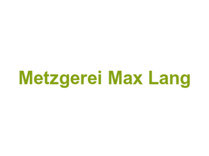 Metzgerei Max Lang Logo