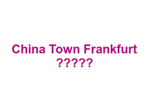 China Town Frankfurt 老家包子铺 Logo