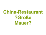 China-Restaurant „Große Mauer“ Logo