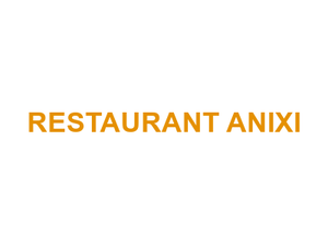 RESTAURANT ANIXI Logo