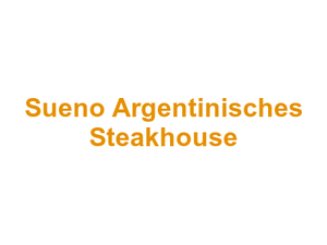 Sueno Argentinisches Steakhouse Logo