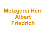 Metzgerei Herr Albert Friedrich Logo