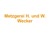 Metzgerei H. und W. Wecker Logo