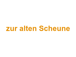 zur alten Scheune Logo