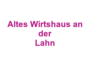 Altes Wirtshaus an der Lahn Logo